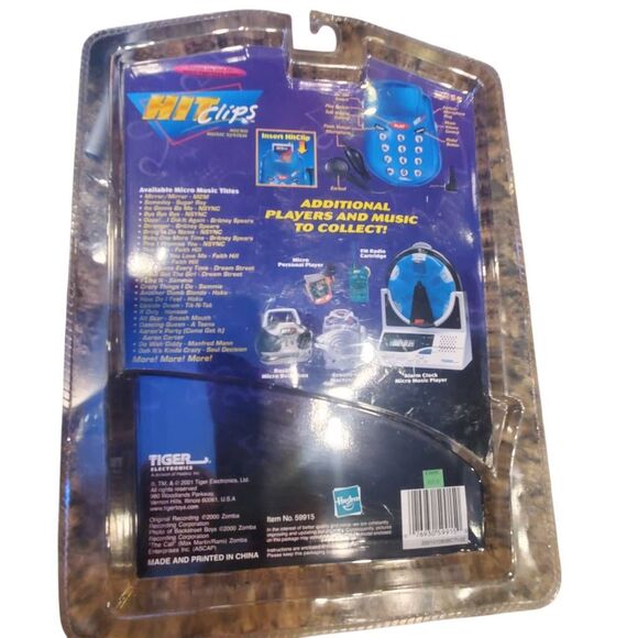 Vintage Tiger HitClips Micro Music Telephone – 2000s Hasbro – New in Package - Picture 2 of 2